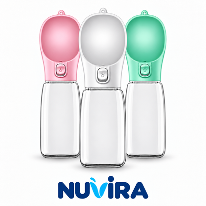 Nuvira PawSip — 550ml Pet Travel Water Bottle